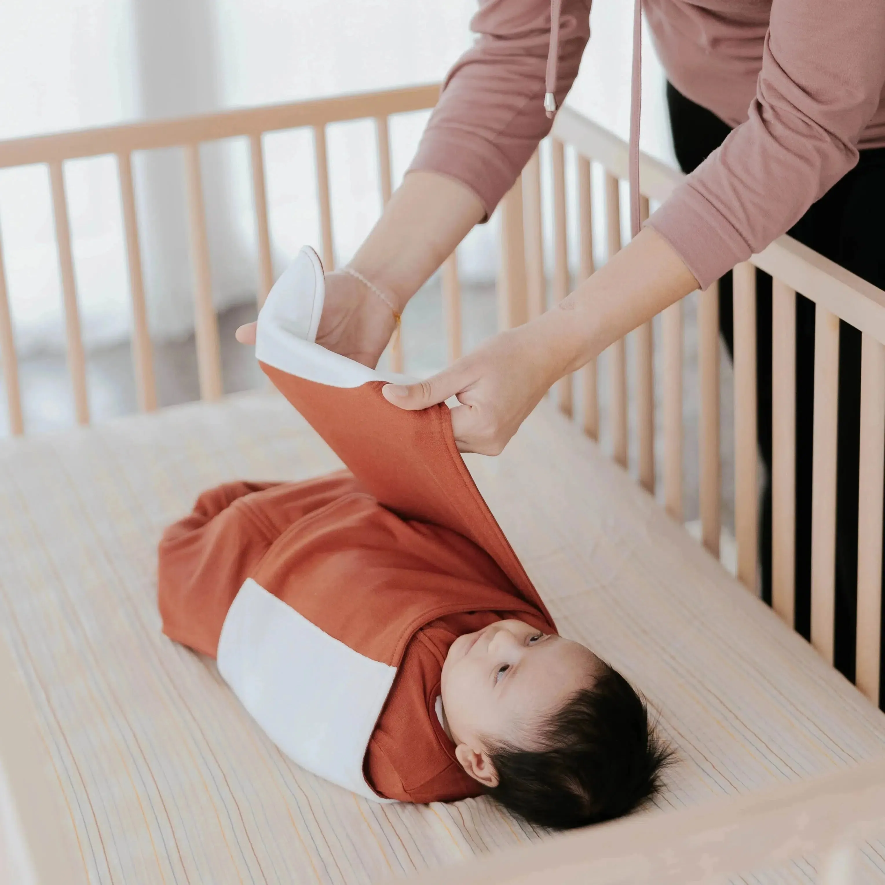 The Butterfly Swaddle - Toasty Orange